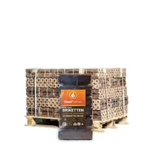 Pini Kay briketten halve pallet 48 zakken x 10kg (480kg)